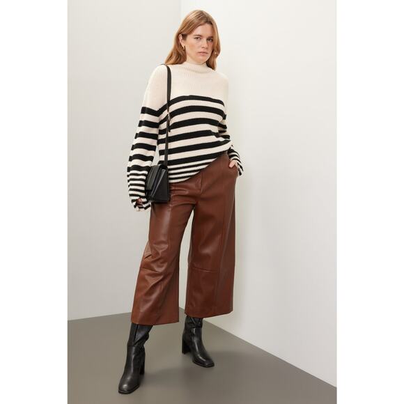 Jason Wu x RTR Wide Leg Vegan Leather Pants - Picture 7 of 11